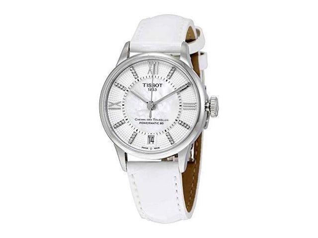 tissot mother of pearl ladies watch