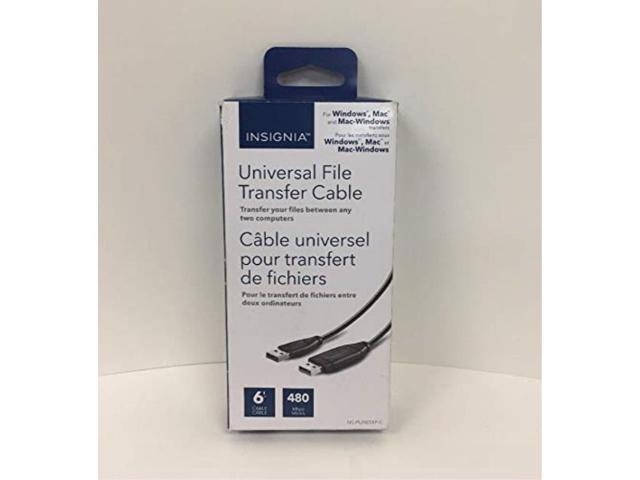 INSIGNIA UNIVERSAL FILE TRANSFER CABLE FOR PC, MAC NS-PU965XF-C