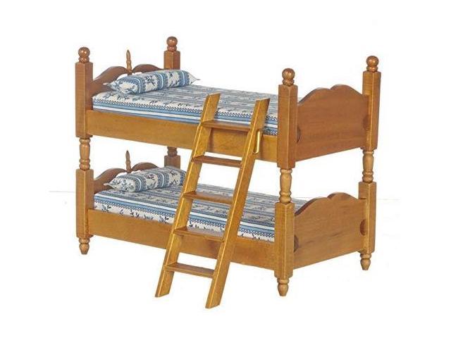 Furniture Rocking Horse Bunk Bed Single Bed Dining Chair 5Pcs Dollhouse