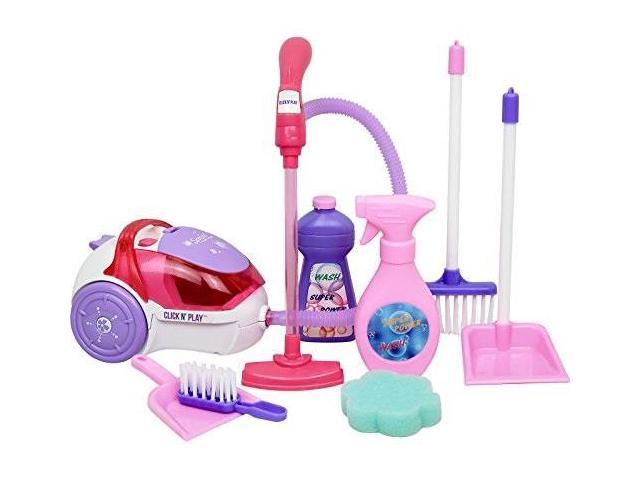 Click N Play Toy Realistic Vacuum Cleaner And House Keeping 8 Piece Play Set With Accessories Perfect For 18 Inch American Girl Dolls Newegg Com