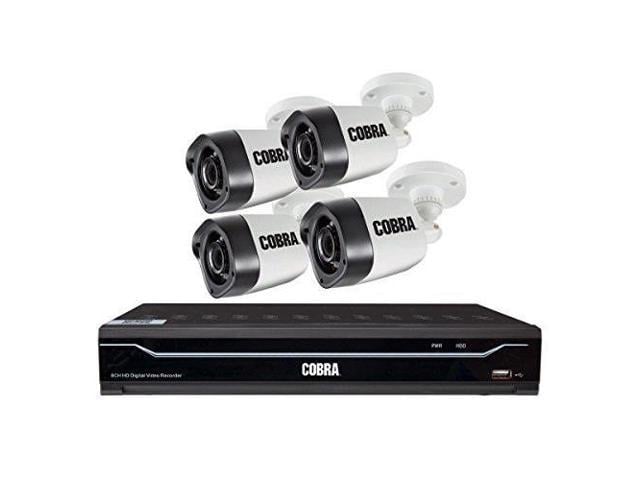 cobra 8 channel surveillance dvr with 4 