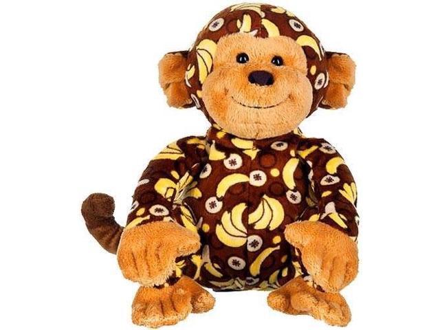 stuffed toy monkey with banana