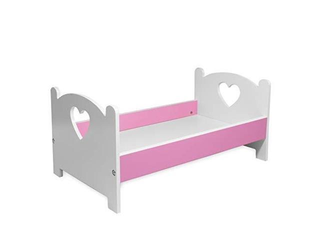 pink american girl doll bed