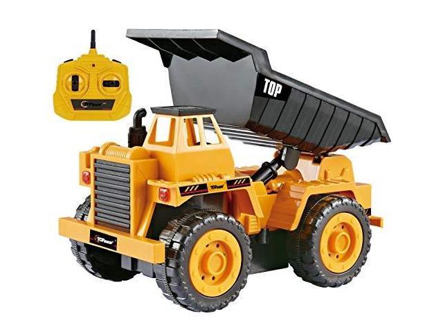 Full Functional Battery Powered Radio Control Construction Site Set Car Toys for Kids Dilwe RC Dump Truck Excavator Crane Crane