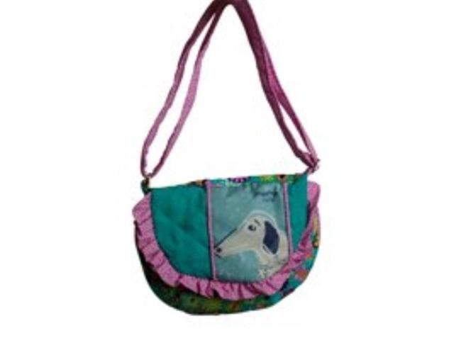 Pink Narwhal Sak Purse with  Removable Narwhal 7" 