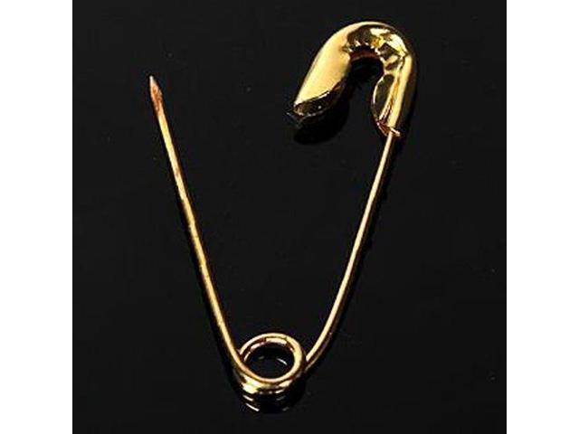 Safety Pins Gold Mini Pins 18mm Brass Metal Sewing Art Craft 