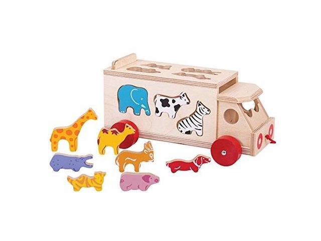 bigjigs animal shape lorry