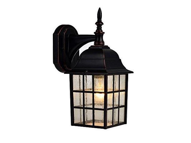 Hardware House 188357 Downwardfacing 14by6inch Aluminum Outdoor Light Fixture Oil Rubbed Bronze Newegg Com