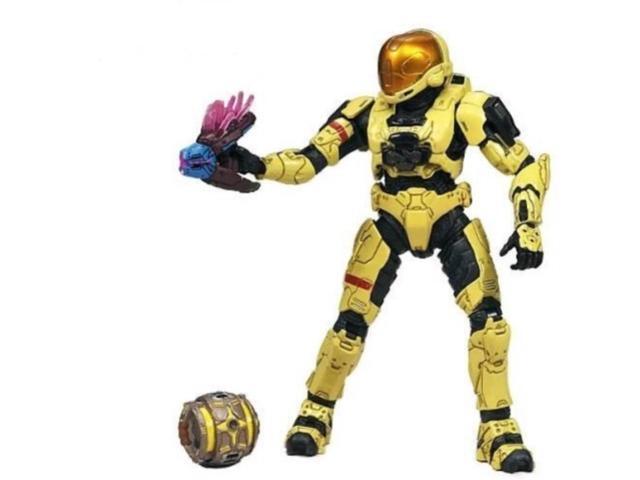 HALO 3 Series 5 Exclusive Spartan Soldier EVA Pale Yellow Action Figure McFarlane Toys