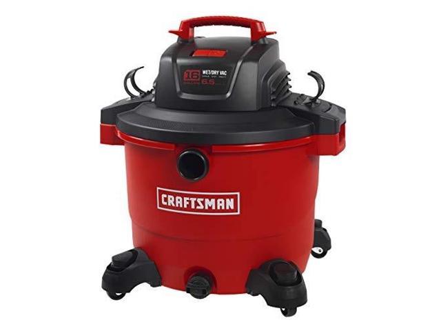 Photo 1 of *POWERS ON* craftsman 17595 16 gallon 6.5 peak hp wet/dry vac, heavyduty shop vacuum with attachments