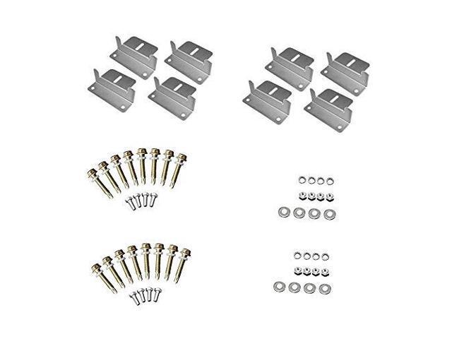 Renogy 2 Sets Solar Panel Mounting Z Bracket Set of 4 Units RV Boat Off Grid Roof
