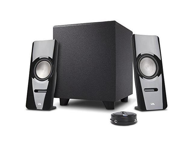 Cyber Acoustics 2.1 Multimedia Laptop Computer Speakers with Su.. Free Shipping