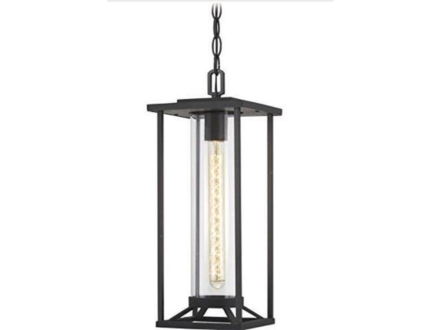 Minka Lavery Outdoor Pendant Lighting 7247466 Trescott 1light 60 Watts Black