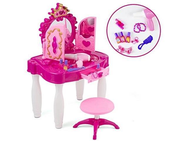 childrens vanity table and chair