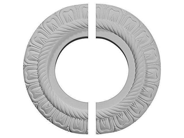 Ekena Millwork Cm09cl2 9 Od X 4 Id X 1 2 P Claremont Ceiling Medallion Two Piece Fits Canopies Up To 5 5 8 Factory Primed Newegg Com