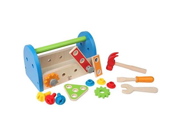 hape fix it kid's wooden tool box and accessory play set