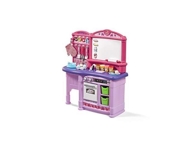 pink and purple play kitchen