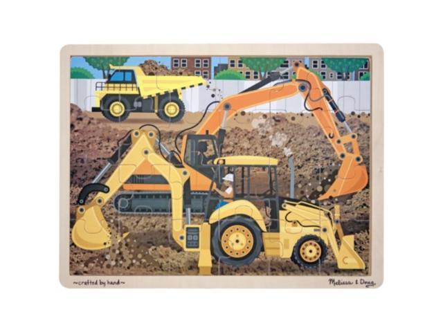 melissa and doug wooden construction vehicles