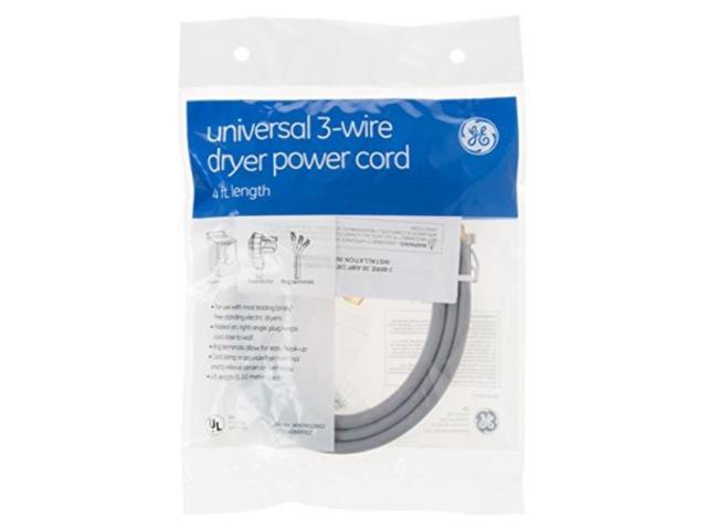Photo 1 of general electric wx09x10002 3 wire 30amp dryer cord, 4feet