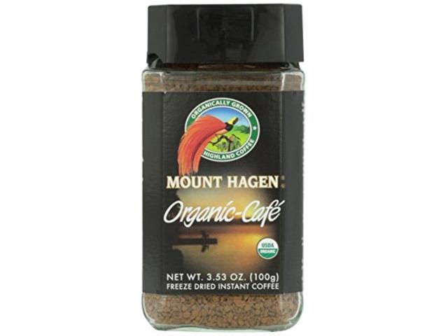 Mount Hagen Organic Freeze Dried Instant Ground Coffee 3 53 Oz Newegg Com