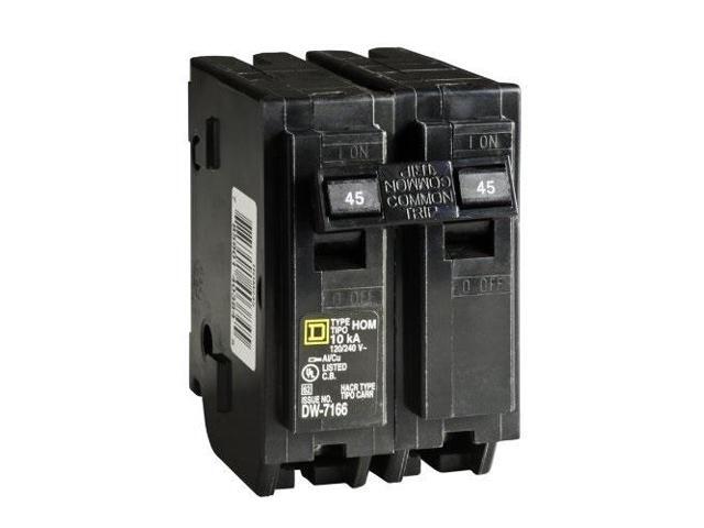 Square D by Schneider Electric HOM120DFC Homeline 20-Amp Single-Pole Dual 1-Inch