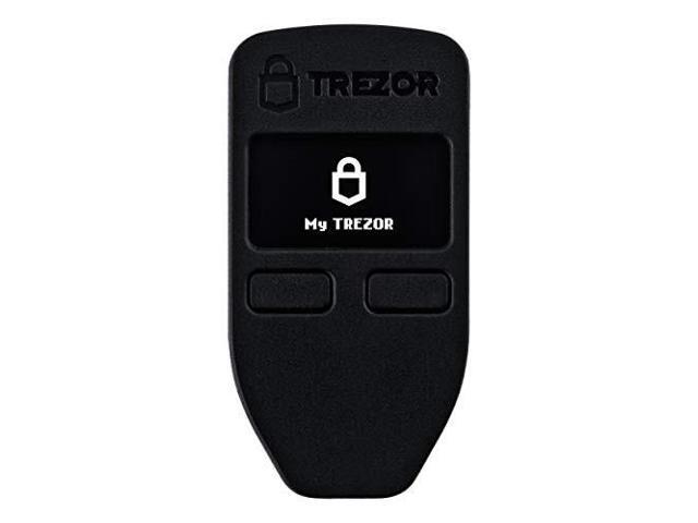 Trezor One Black The Original Hardware Wallet For Bitcoin Ethereum Stellar Litecoin Dash Nem Zcash And Other Cryptocurrencies And Tokens 600 Newegg Com