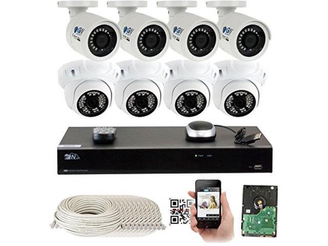 BNT POE IP Camera 1080P HD Audio Network Onvif CCTV Security IR Night Vision