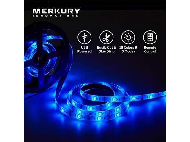 Merkury Innovations 5050 Rgb Led Strip Lights With Remote Control