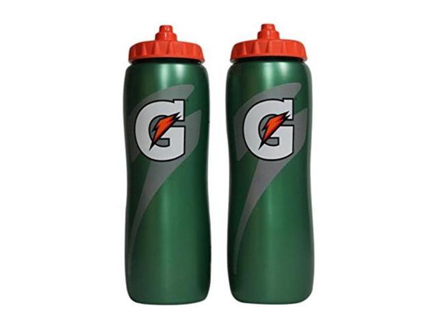 Gatorade 32 Oz Squeeze Water Sports Bottle - Pack of 2 - New Easy Grip  Design