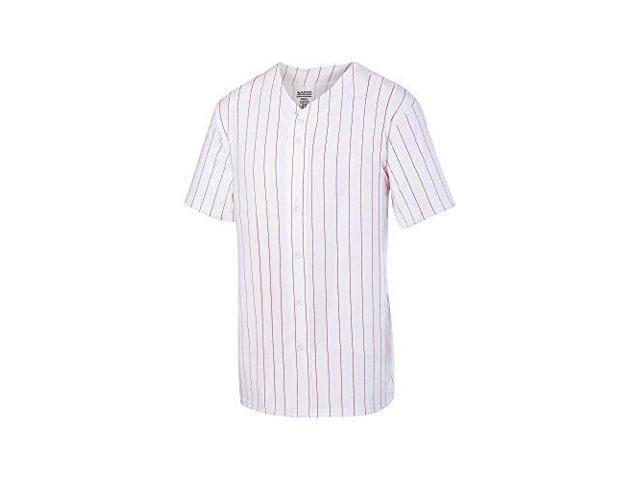 red white baseball jersey