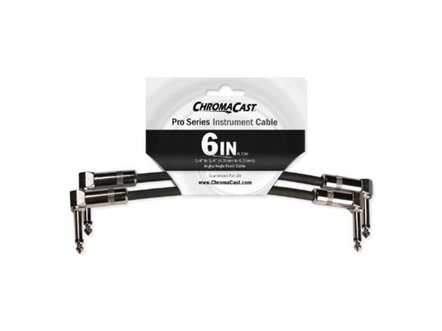 Photo 1 of chromacast 6inch pro series patch cable 2pack ccpscblaa05