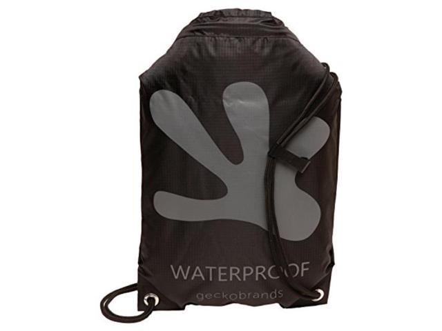 geckobrands waterproof drawstring backpack