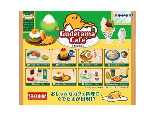 by Re-Ment Set of 8 Re-ment Gudetama Cafe Egg Dishes Miniature Full Set BOX
