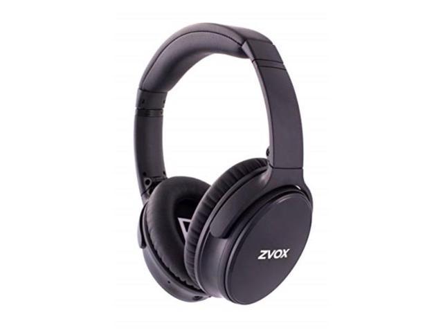 zvox accuvoice av50 noise cancelling headphones black
