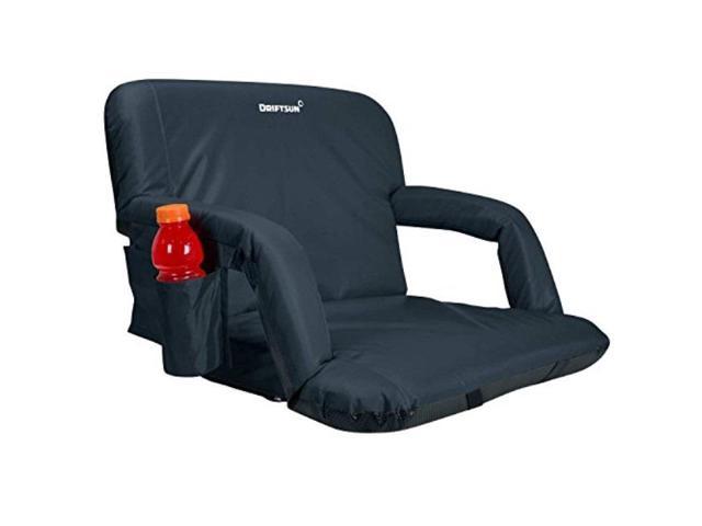 Driftsun Extra Wide Deluxe Reclining Stadium Seat Bleacher Chair