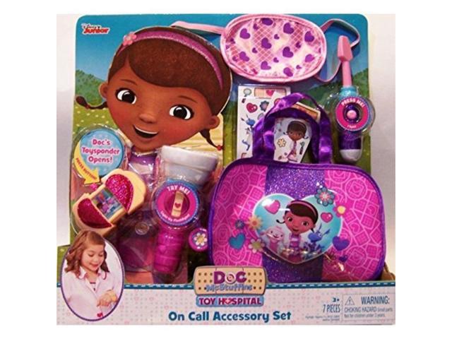 doc mcstuffins toy hospital on call accessory set