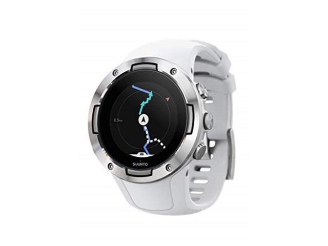 suunto 5 multisport gps watch with wristbased heart rate sensor white