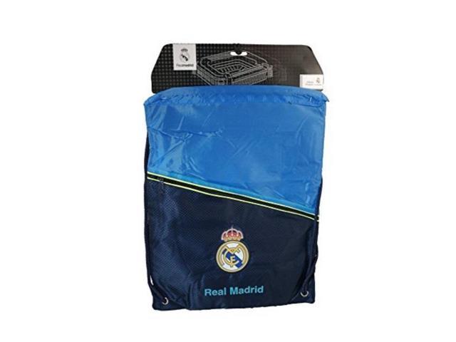 rhinoxgroup real madrid authentic official licensed soccer drawstring cinch sack bag 005