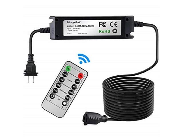 360w Max Outdoor Light Dimmer With 10ft Extension Cord