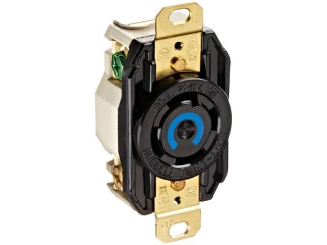 Hubbell HBL2711 Twist Lock Plug 30a 125/250v 3 Pole 4 Wiring Grounding for sale online 