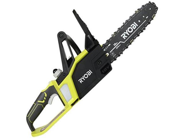 ryobi p546 10 in. one+ 18volt lithium+ cordless chainsaw tool only  battery and charger not included