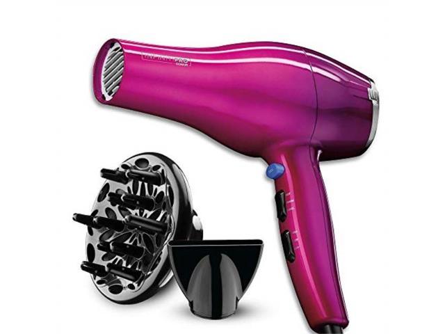 infinitipro by conair 1875 watt salon performance hair dryer/styler, full  size with ac motor, pink ombre - Newegg.com