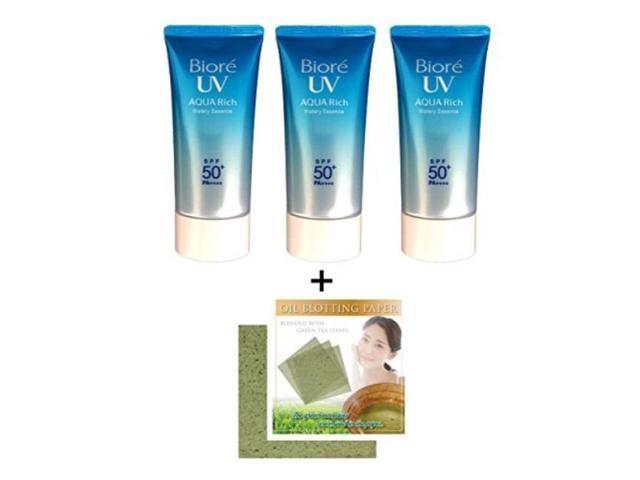 Biore Uv Aqua Rich Watery Essence Spf50 Pa 3 Count Newegg Com