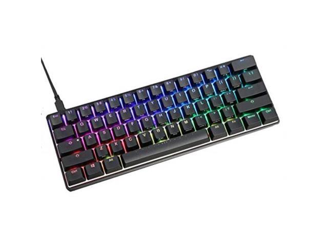 Mechanical Gaming Keyboard Vortexgear Pok3r 60 Abs Double Shot Translucent Keycaps Rgb Led Backlit 61 Keys Aluminium Cnc Casing Cherry Mx Silent Red Newegg Com