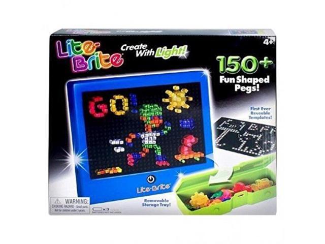 Lite Brite Magic Screen - 150 Pegs, 4 Reusable Templates (6841910131644)