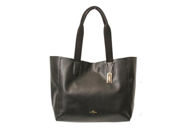 coach derby tote black