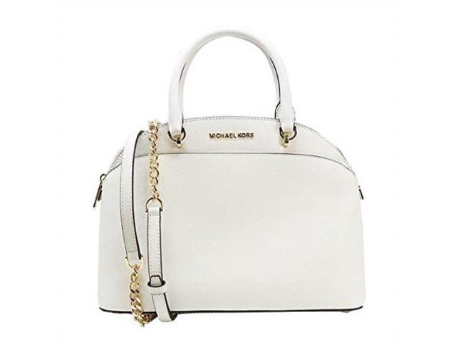 michael kors emmy large saffiano leather dome satchel