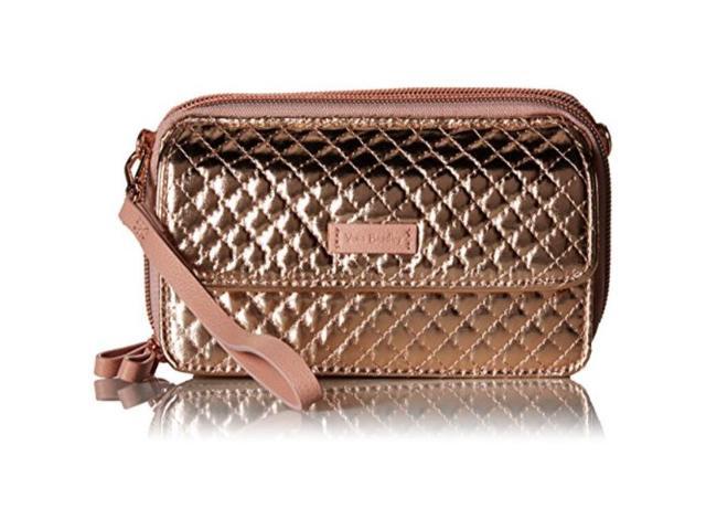 rose gold shimmer bag