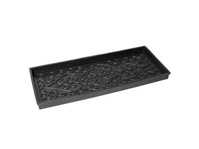 Birdrock Home Rubber Boot Tray 34 Inch Decorative Boot Tray