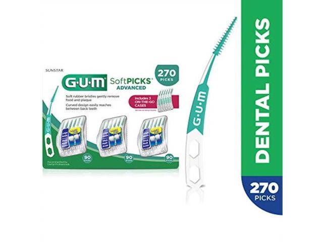 Photo 1 of gum softpicks advanced dental picks, 270 count